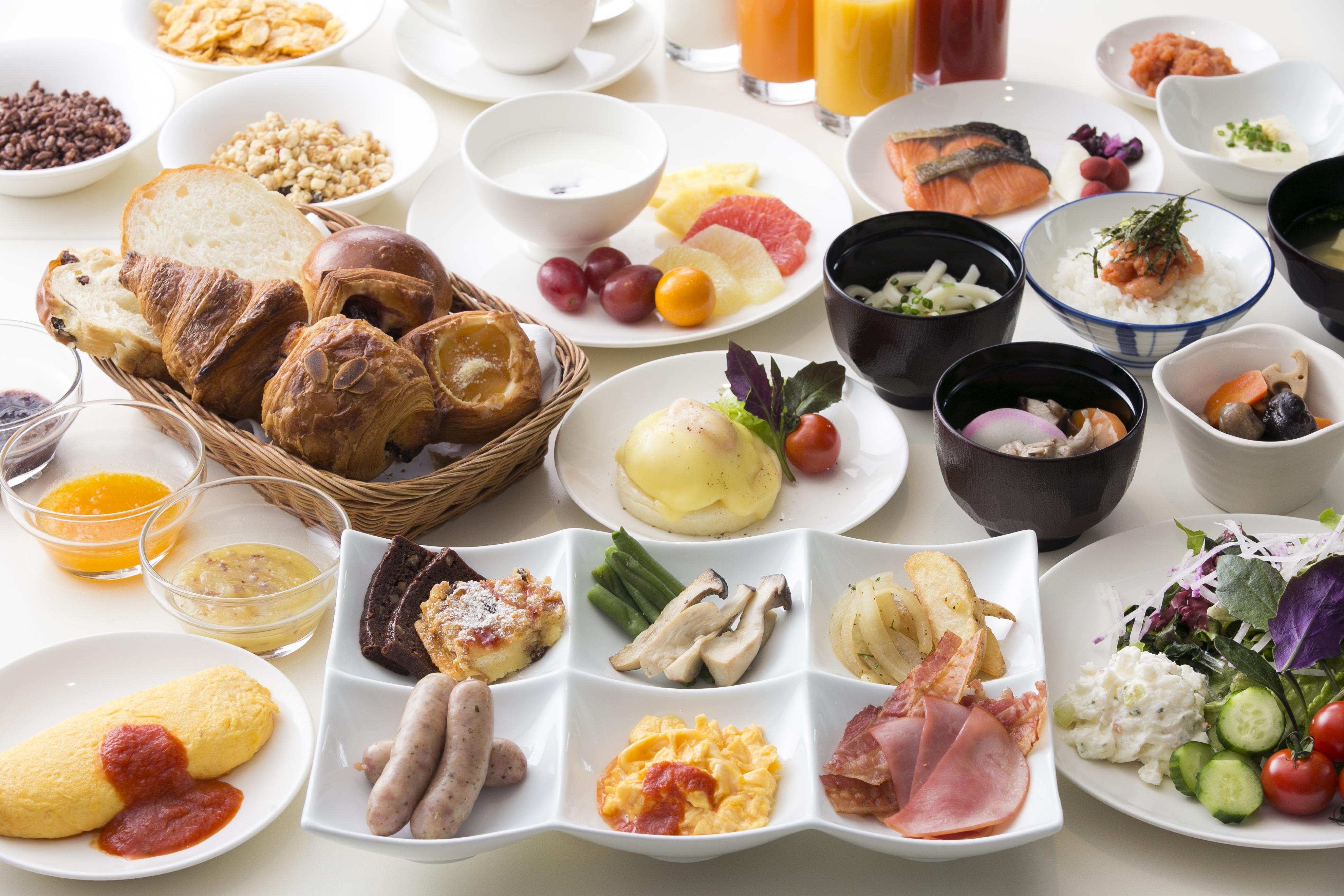 Hotel Nikko Fukuoka Фукуока Экстерьер фото A Japanese breakfast