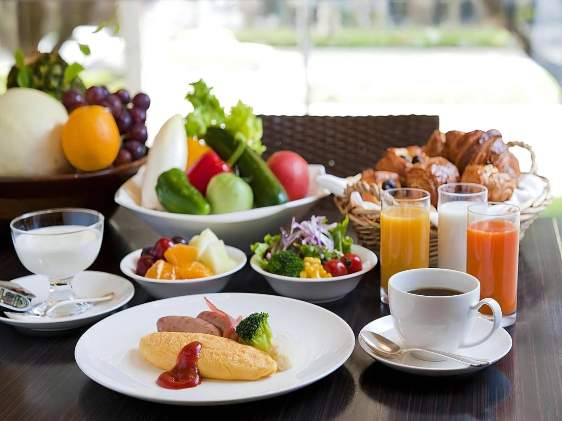 Hotel Nikko Fukuoka Фукуока Экстерьер фото A Japanese breakfast